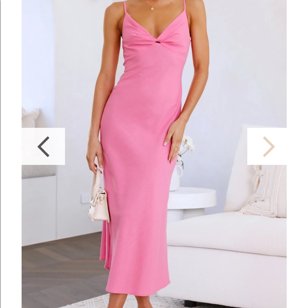 Billy J Monroe twist midi dress size 6/xs